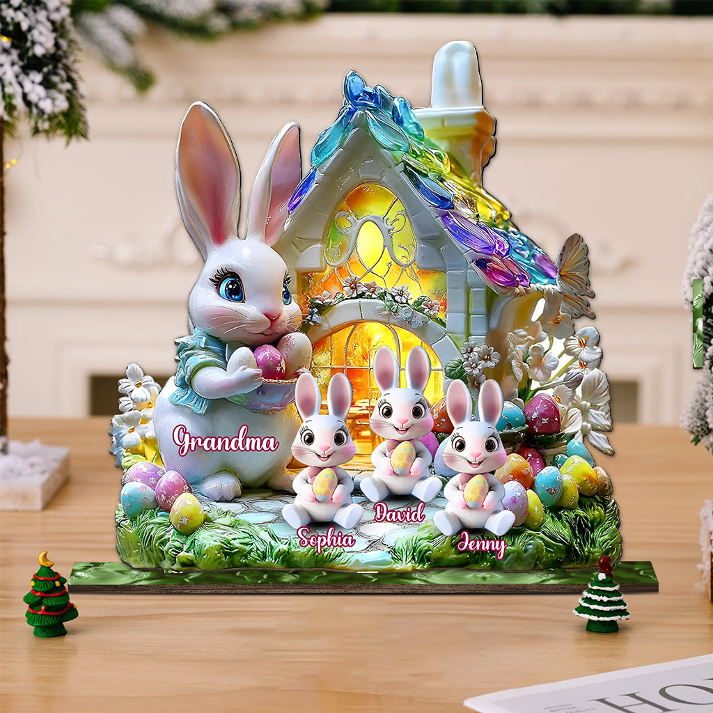 Omas Peeps – Personalisierte Oma 1-lagige große freistehende Figur