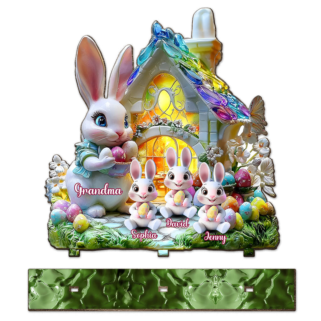 Omas Peeps – Personalisierte Oma 1-lagige große freistehende Figur