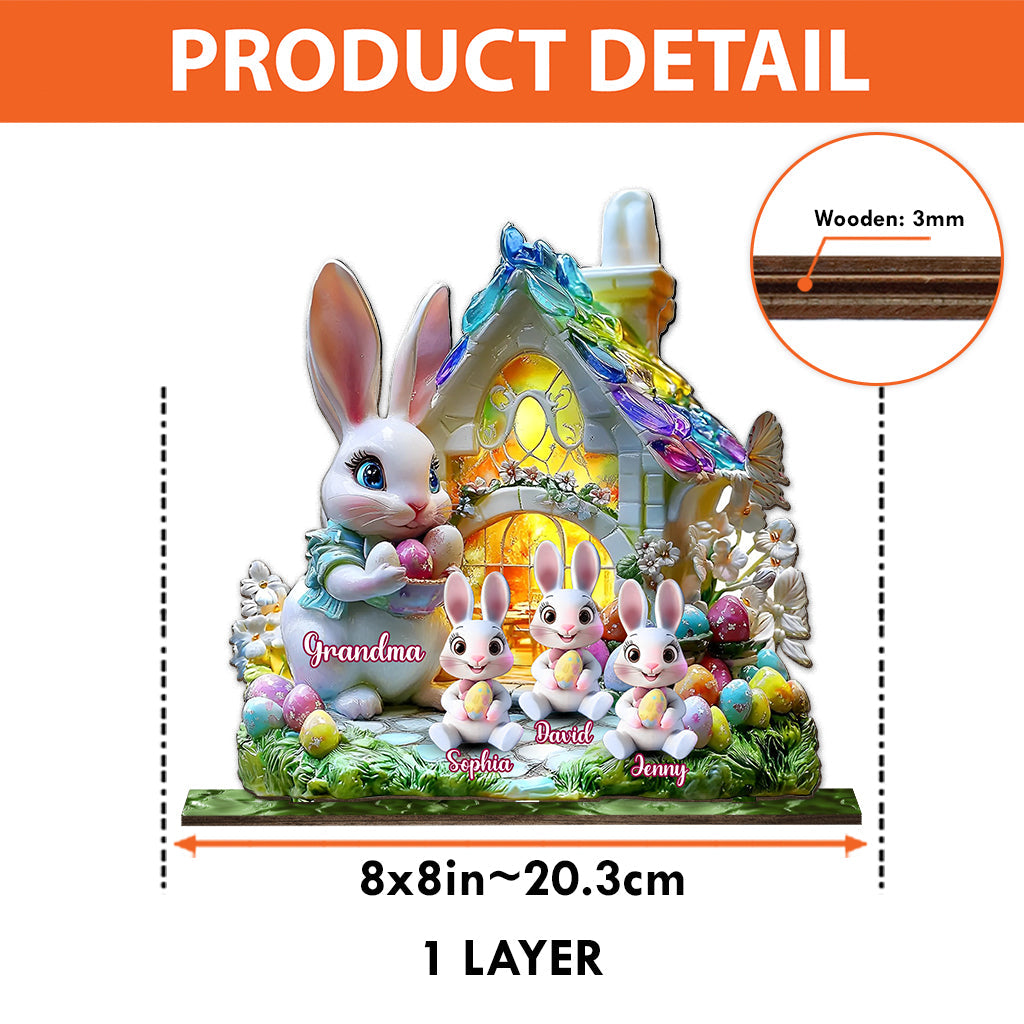 Omas Peeps – Personalisierte Oma 1-lagige große freistehende Figur