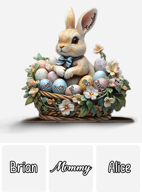 Omas Peeps – Personalisierte Oma 1-lagige große freistehende Figur