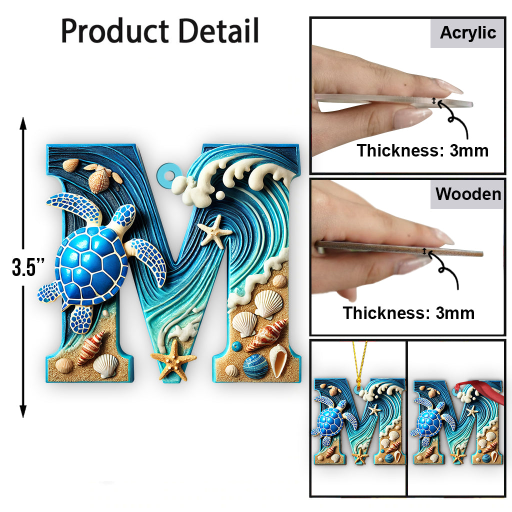 Schildkrötenbrief – Personalisierter Schildkrötenanhänger