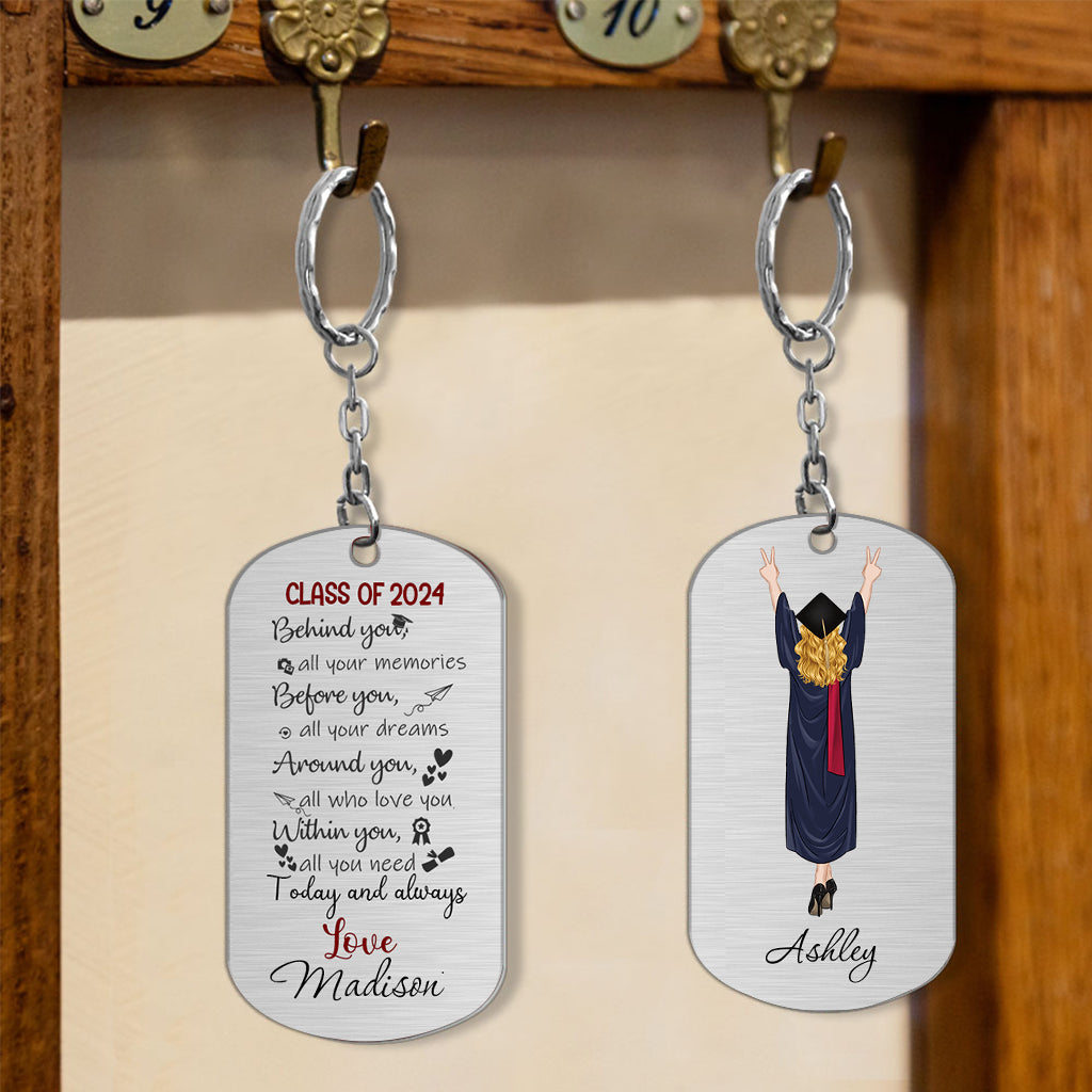 Class Of 2023 - Personalized Graduation Stainless Steel Keychain