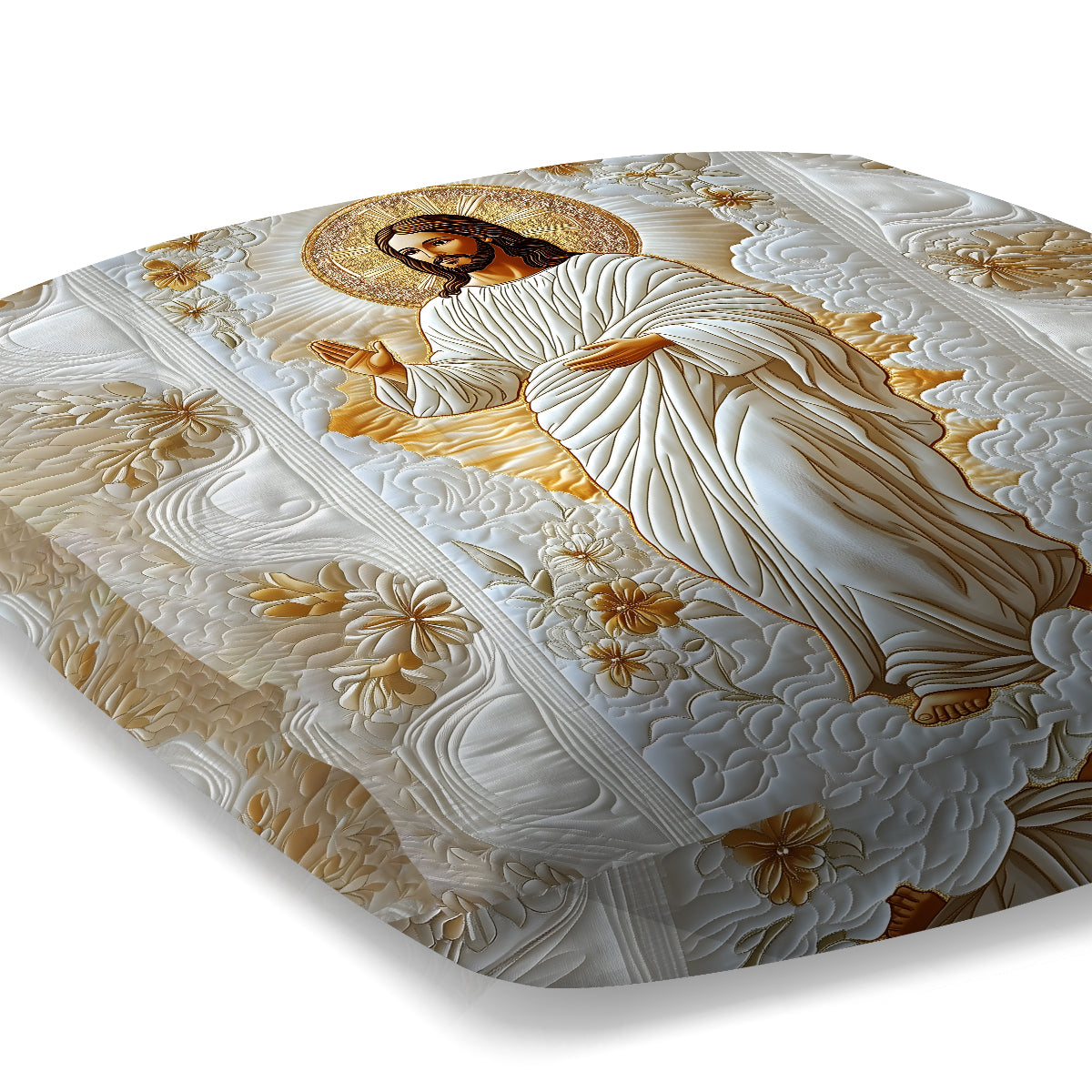 Glaube, Hoffnung, Liebe – Christliches Dekokissen