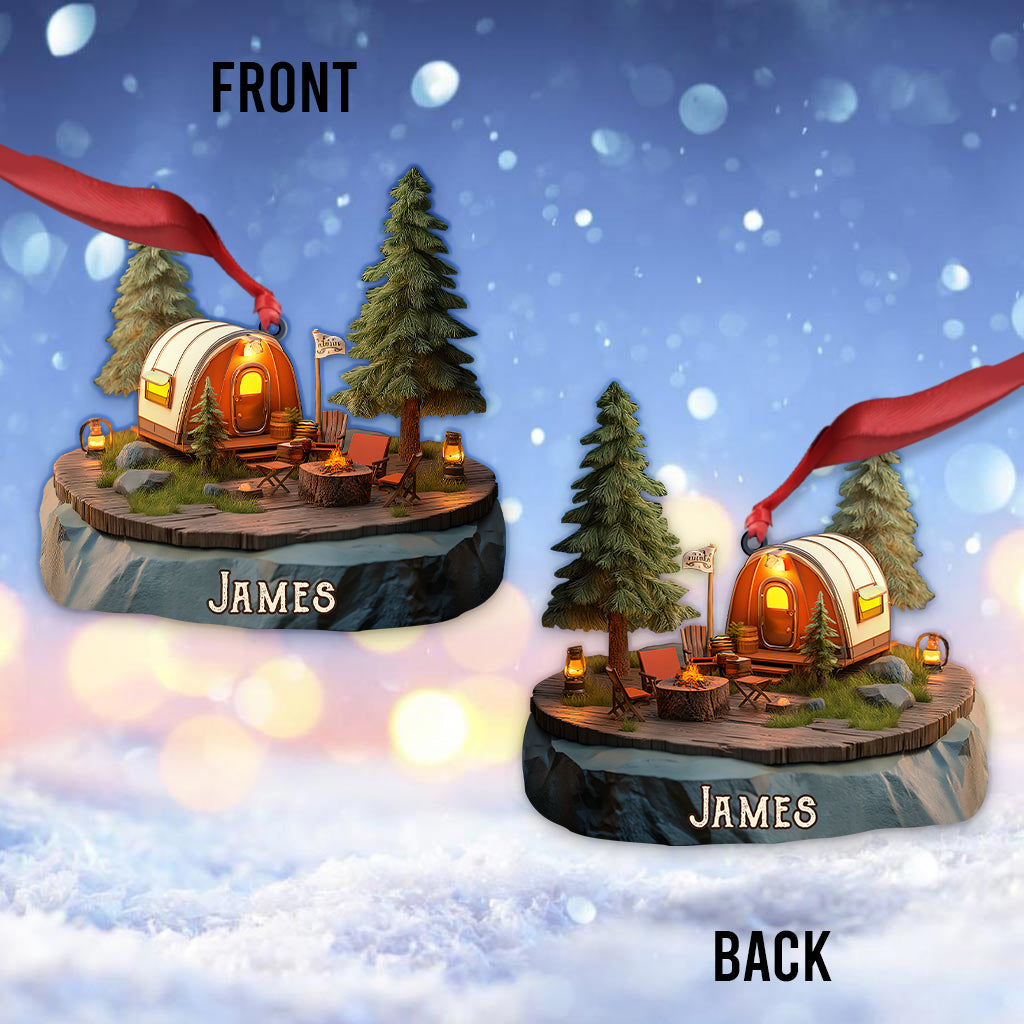 Camp Life - Personalized Camping Ornament