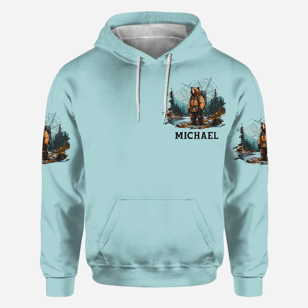 Wander Bear - Personalized Camping All Over Shirt