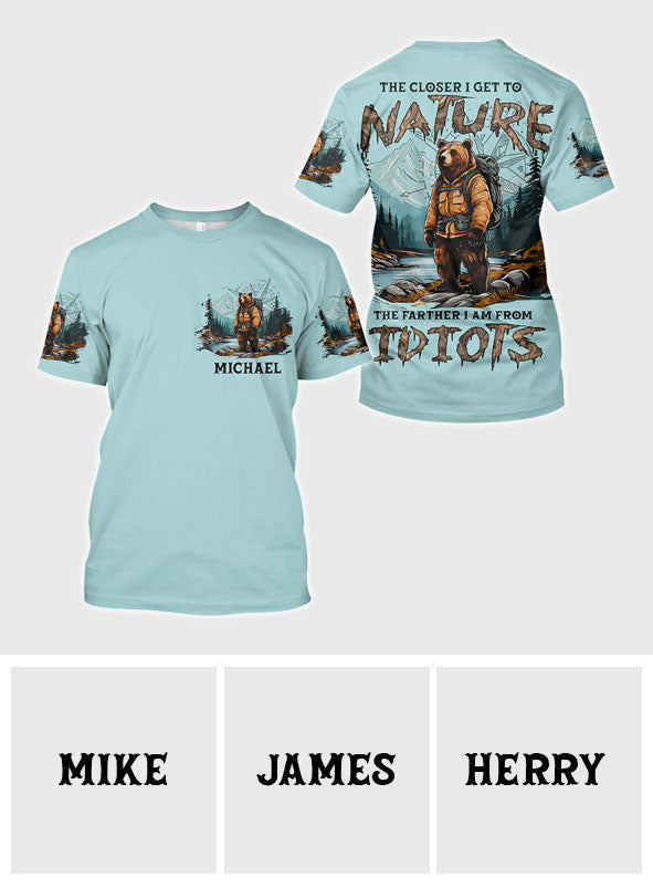 Wander Bear - Personalized Camping All Over Shirt