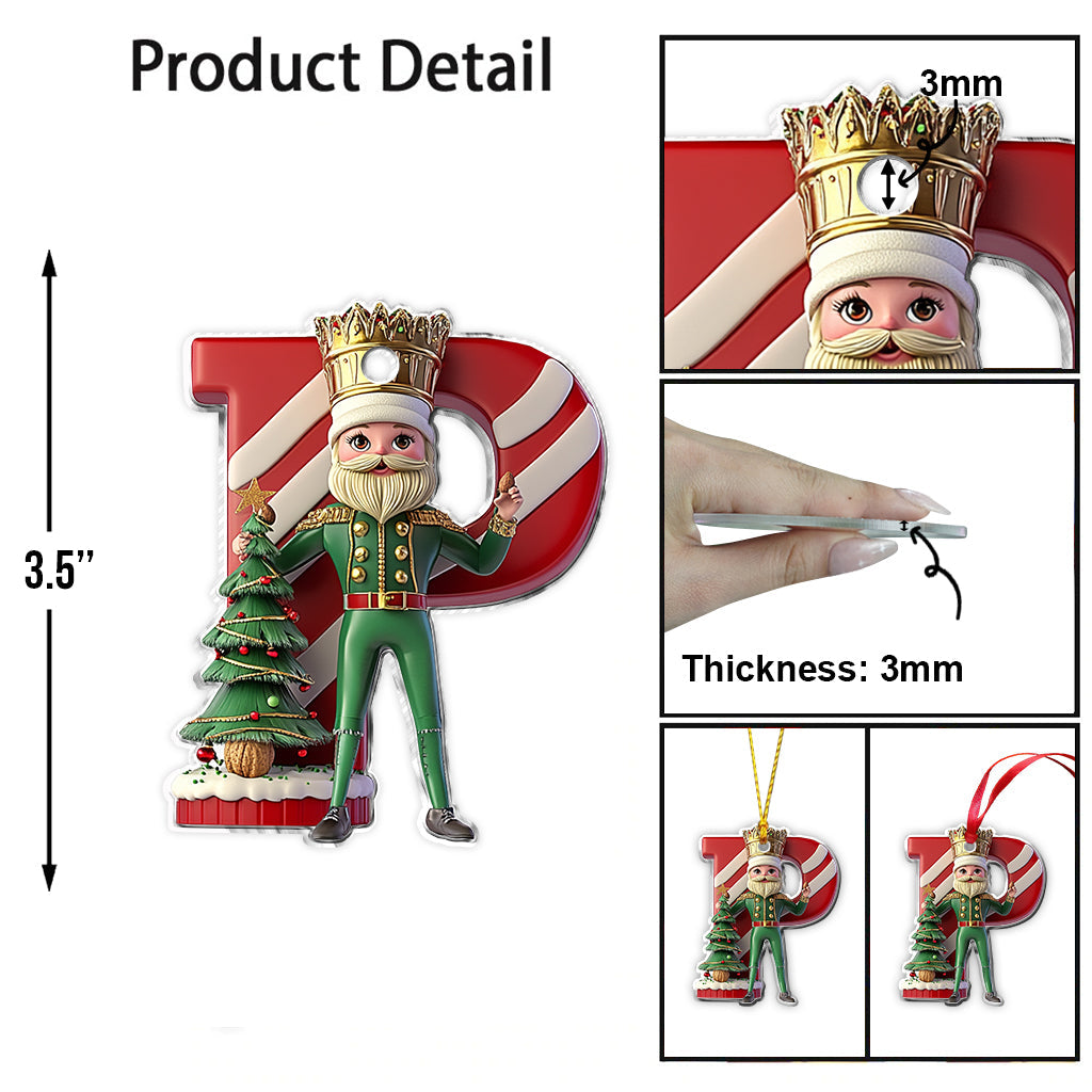 Fröhliche Weihnachten Alphabet - Personalisierter Kinderschmuck