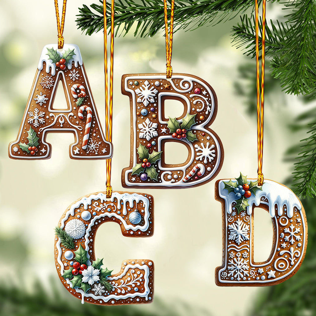 Lebkuchenbuchstabe – Personalisierter Familienschmuck