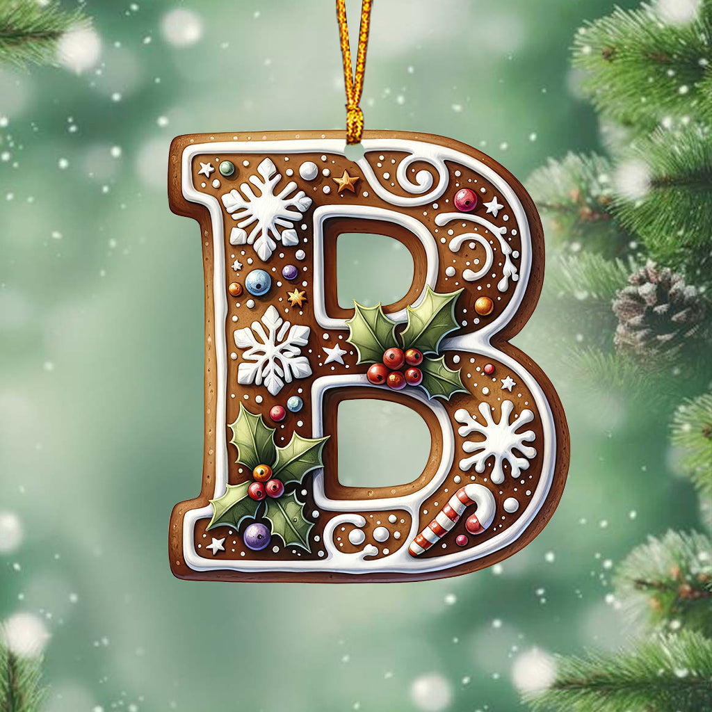 Lebkuchenbuchstabe – Personalisierter Familienschmuck