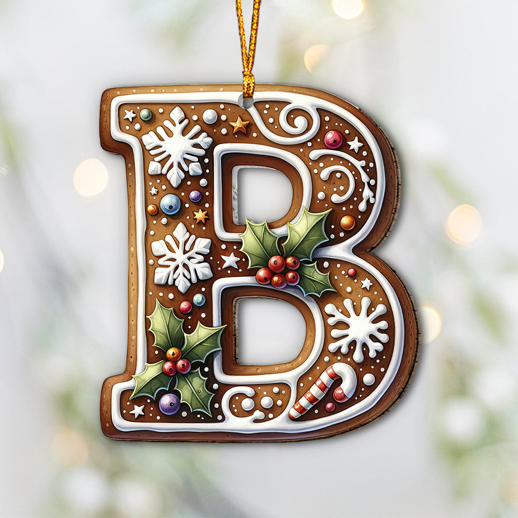 Lebkuchenbuchstabe – Personalisierter Familienschmuck