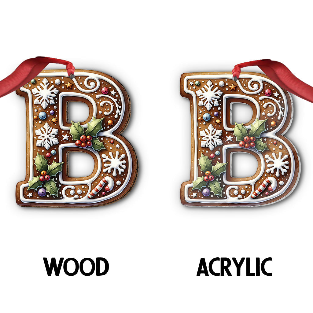 Lebkuchenbuchstabe – Personalisierter Familienschmuck