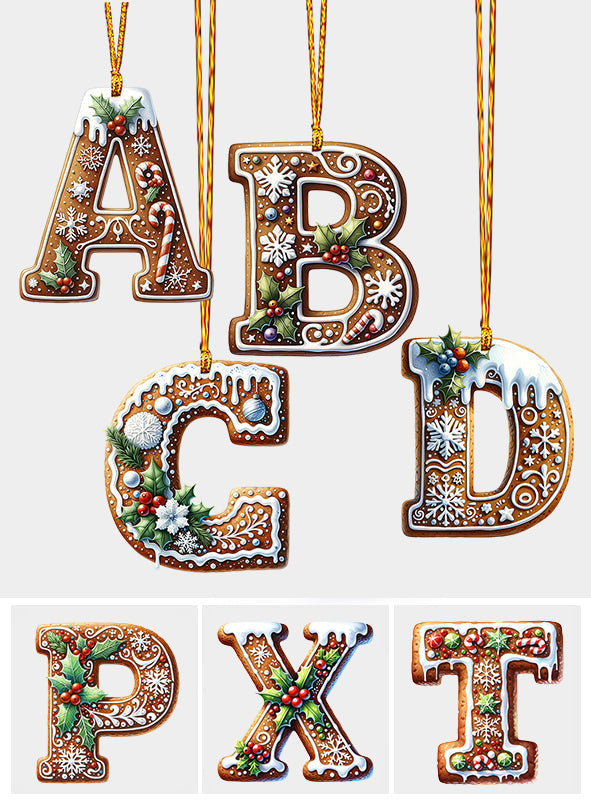 Lebkuchenbuchstabe – Personalisierter Familienschmuck