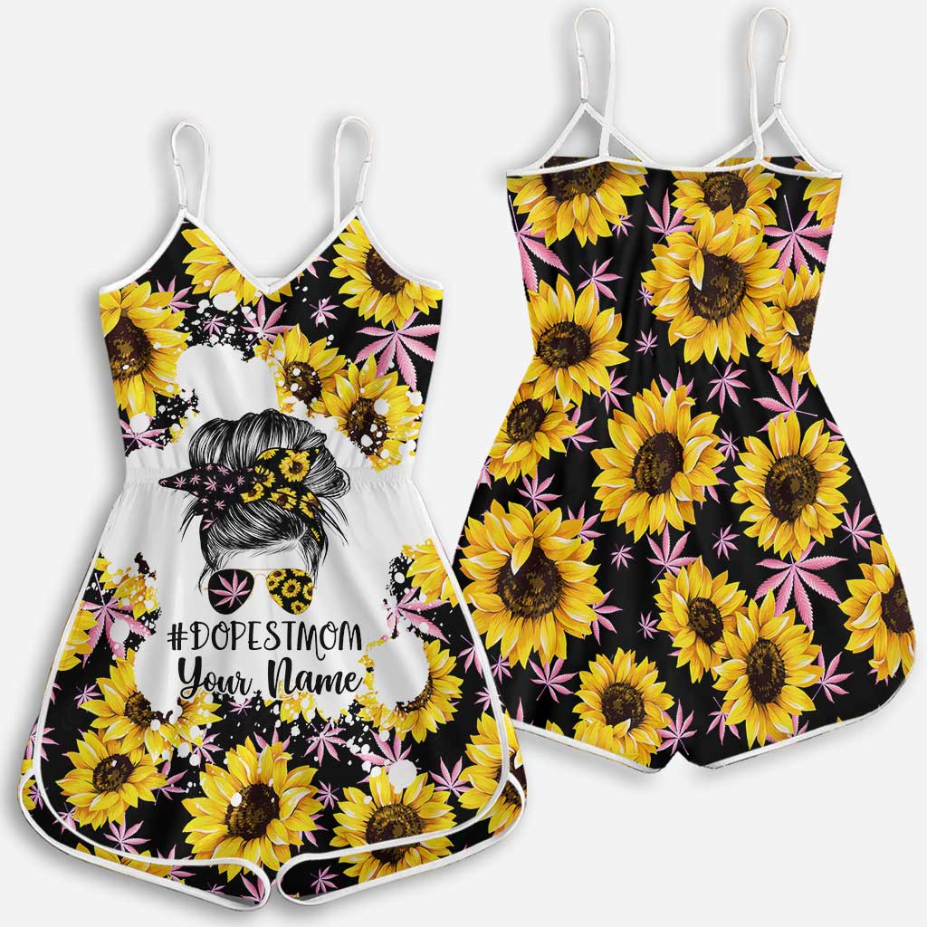 Coolste Mama - Personalisierter Weed-Strampler