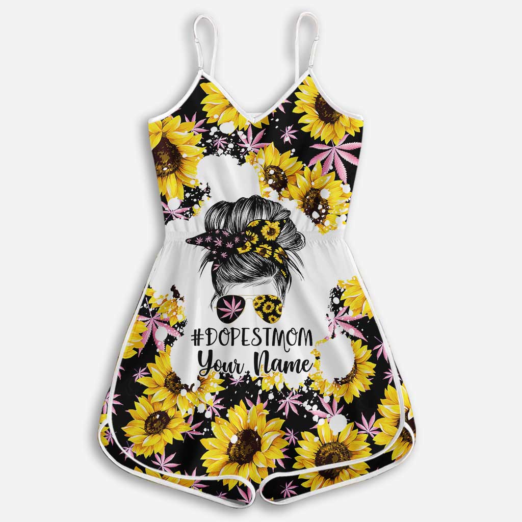 Coolste Mama - Personalisierter Weed-Strampler