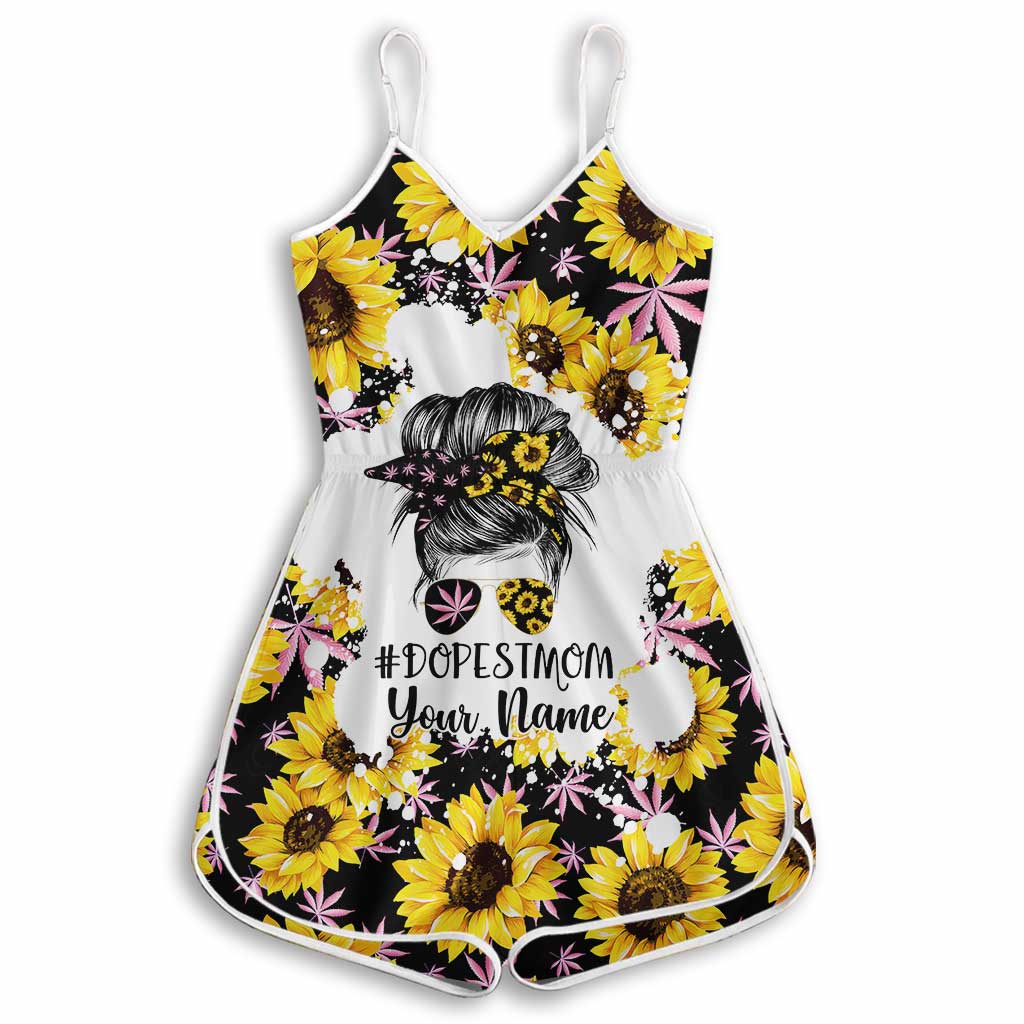 Coolste Mama - Personalisierter Weed-Strampler