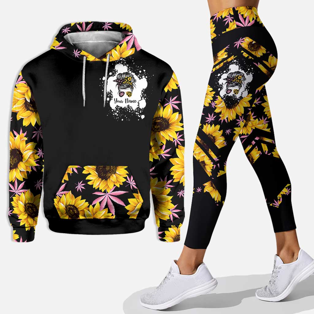 Coolste Mama – Personalisierter Weed-Hoodie und Leggings