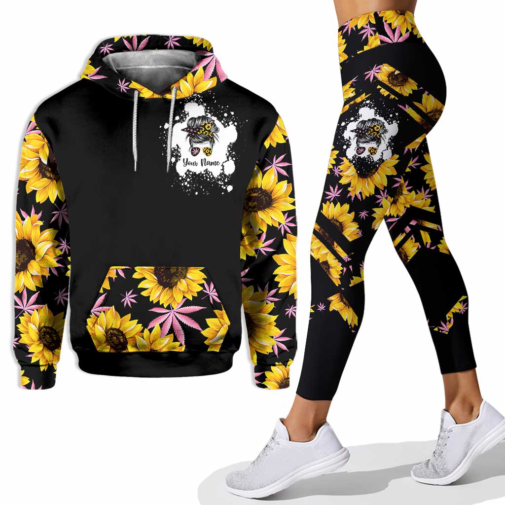 Coolste Mama – Personalisierter Weed-Hoodie und Leggings