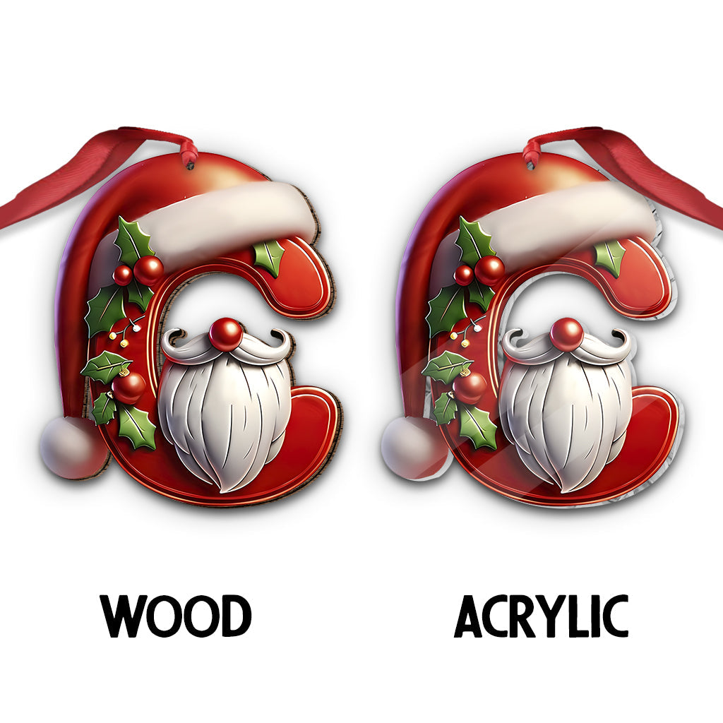 Niedlicher Weihnachtsmannbrief – Personalisierter Familienschmuck