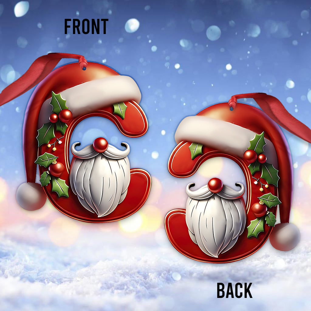 Cute Santa Claus Letter - Personalized Family Ornament