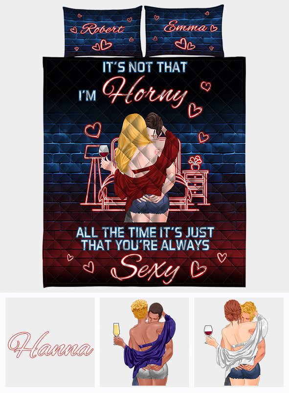 Because I Love You - Personalized Couple Quilt Set