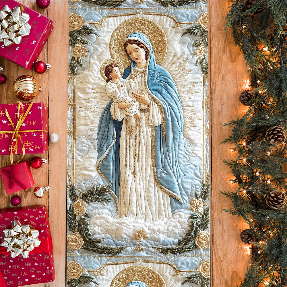 Mutter Gottes – Christlicher Tischläufer