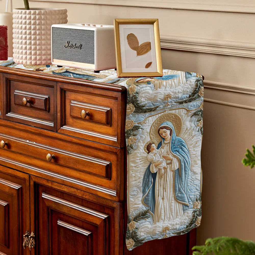 Mutter Gottes – Christlicher Tischläufer