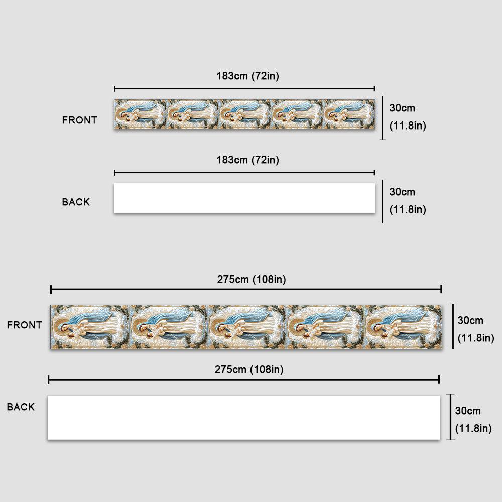Mutter Gottes – Christlicher Tischläufer