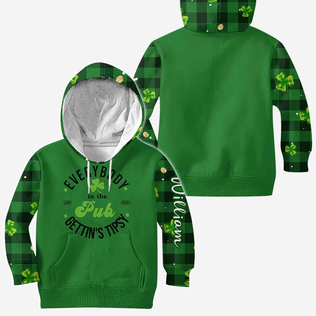 Lucky - Personalisiertes Allover-Shirt zum St. Patrick's Day