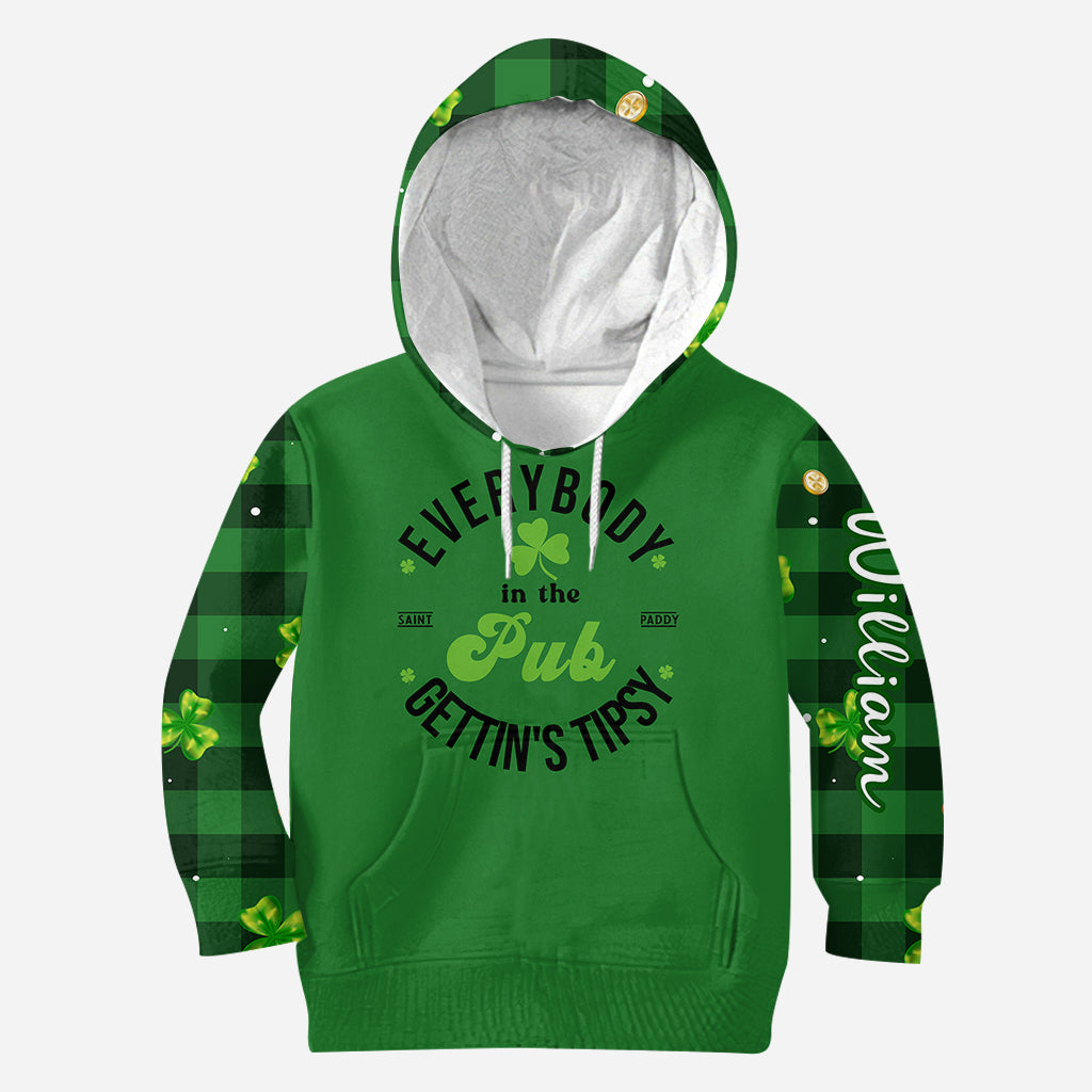 Lucky - Personalisiertes Allover-Shirt zum St. Patrick's Day