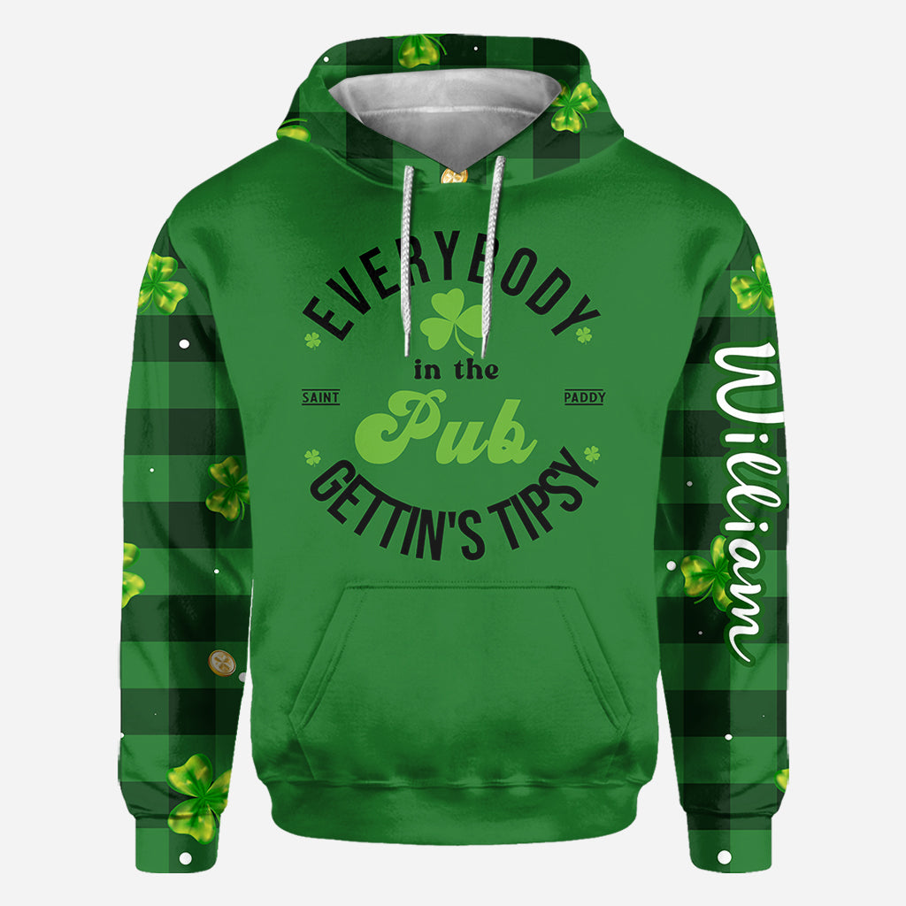 Lucky - Personalisiertes Allover-Shirt zum St. Patrick's Day