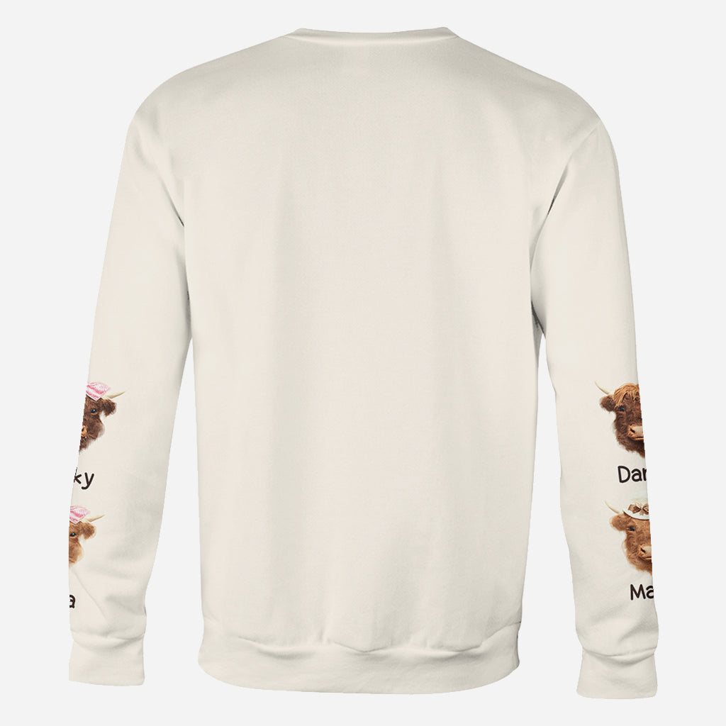 Dieses Mama-Mama-Shirt liebt ihre Herde – personalisiertes Mutter-Shirt