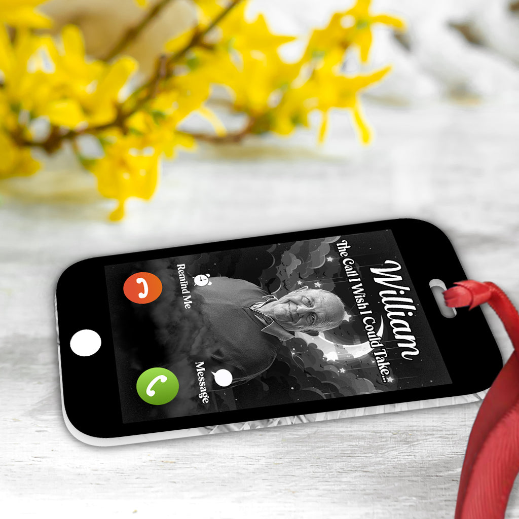 Der Anruf, den ich gerne angenommen hätte – Personalisierter Gedenkschmuck