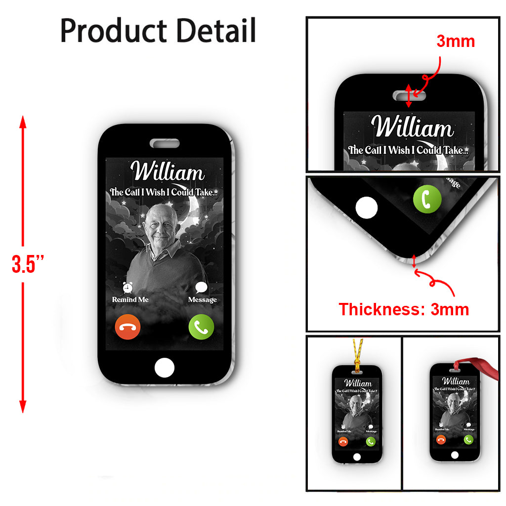 Der Anruf, den ich gerne angenommen hätte – Personalisierter Gedenkschmuck