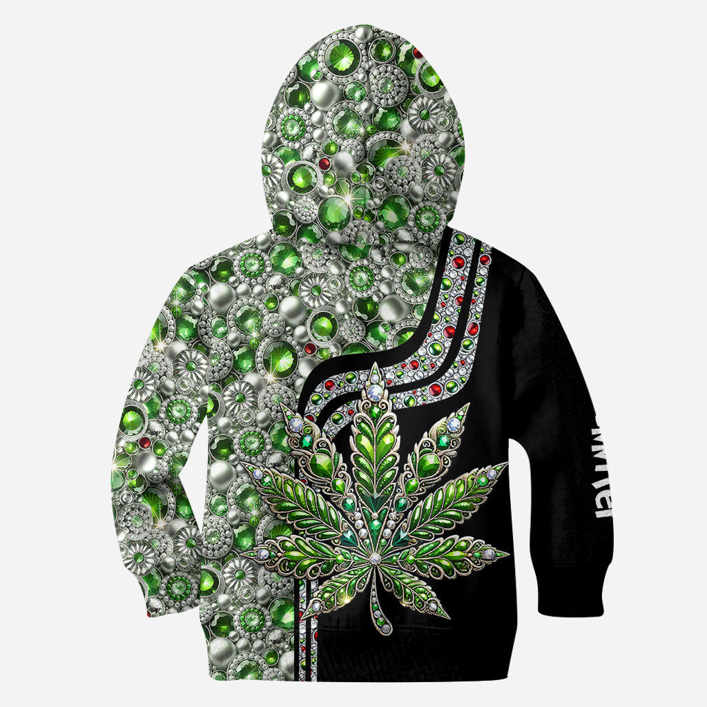 Atemberaubendes Blatt – personalisierter Weed-Hoodie und Leggings