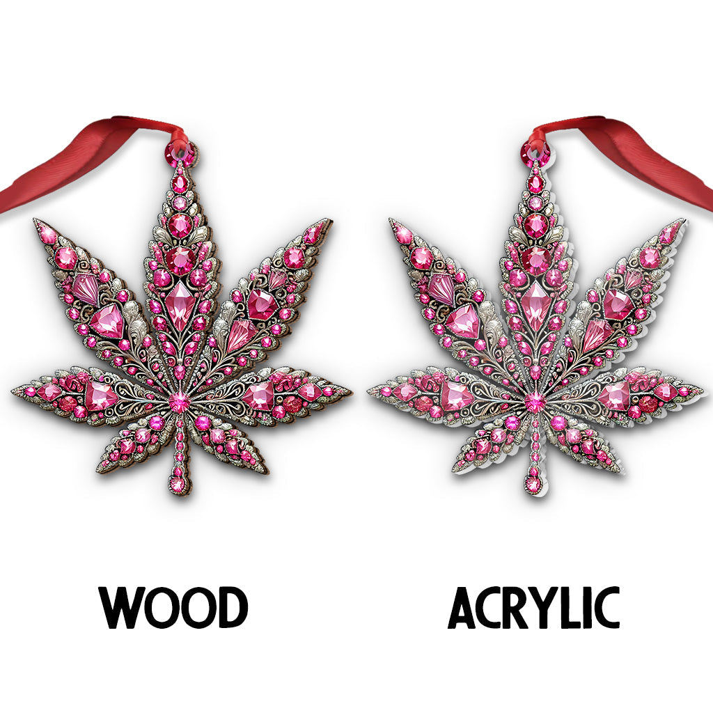 Atemberaubendes Blatt – personalisierter Unkraut-Anhänger