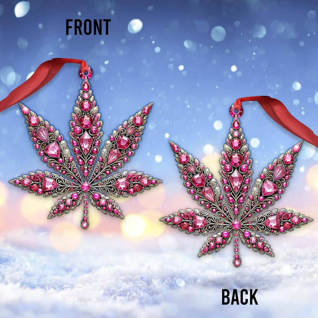 Atemberaubendes Blatt – personalisierter Unkraut-Anhänger