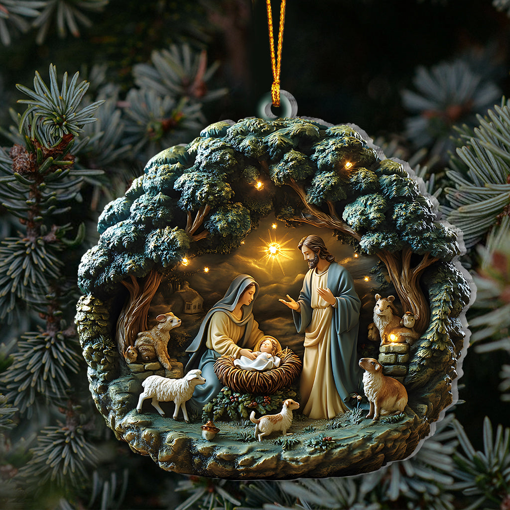 Holy Family - Personalized Christian Ornament