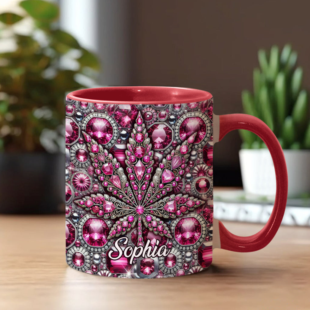 Stunning Leaf - Personalized Weed Accent Mug