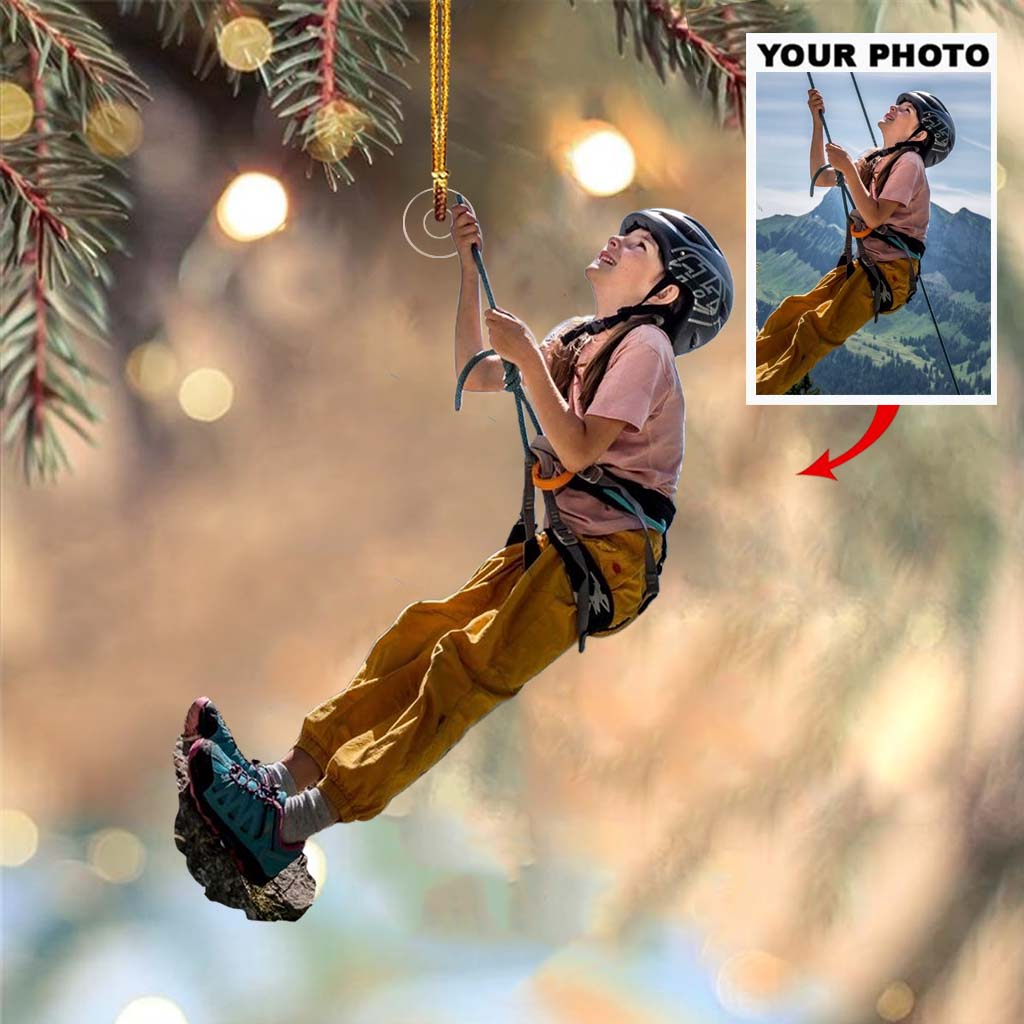 Fotoausschnitt als Ornament – ​​personalisiertes Ornament in individueller Form