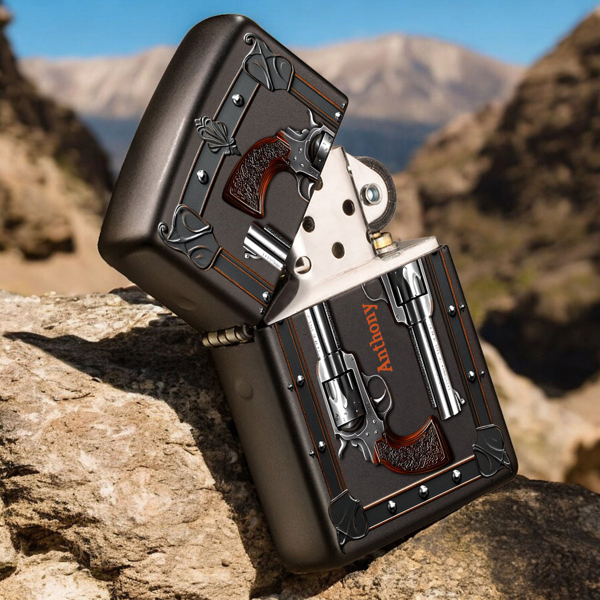 Rauchend heiß – personalisiertes Jagdfeuerzeug