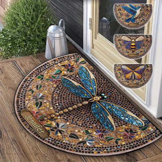 Welcome To The House Of A Gardener - Personalized Gardening Shaped Doormat