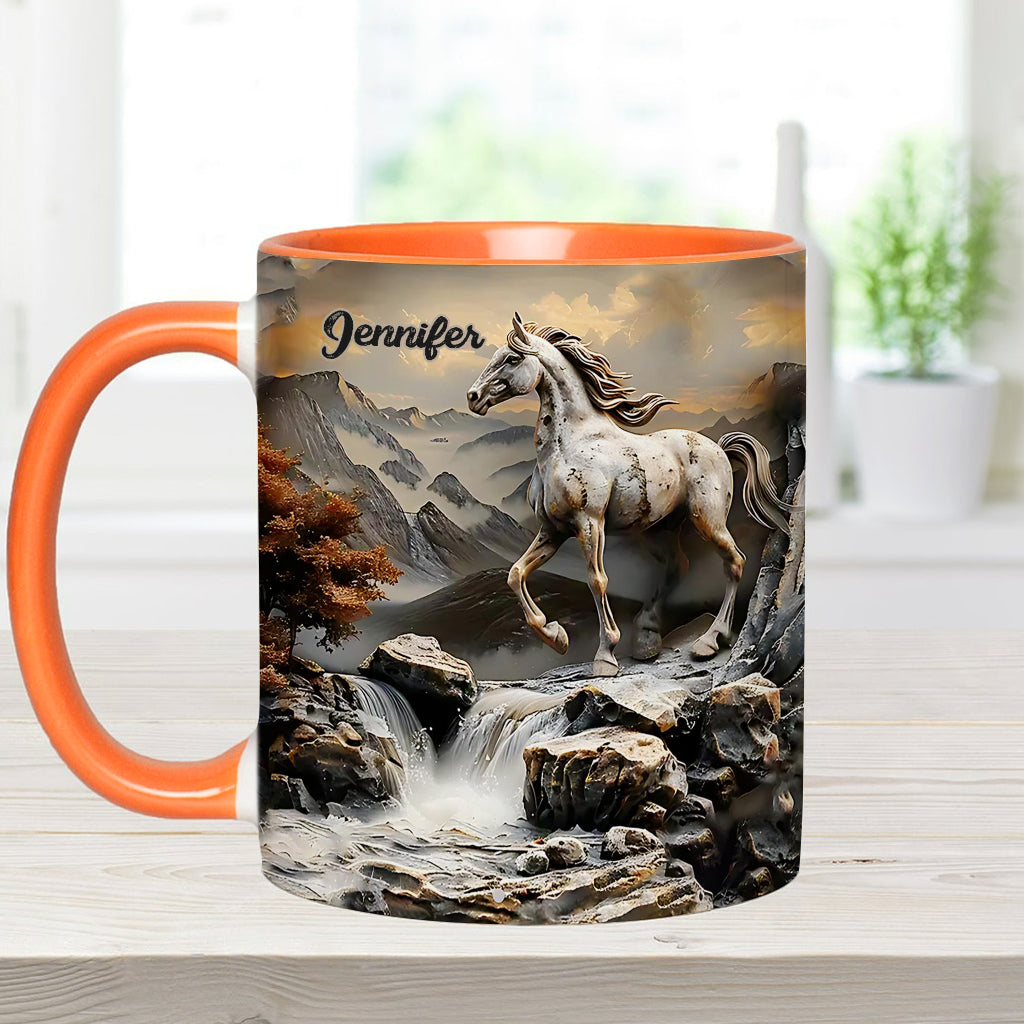 Wunderschönes Pferd – personalisierte Tasse mit Pferdemotiv