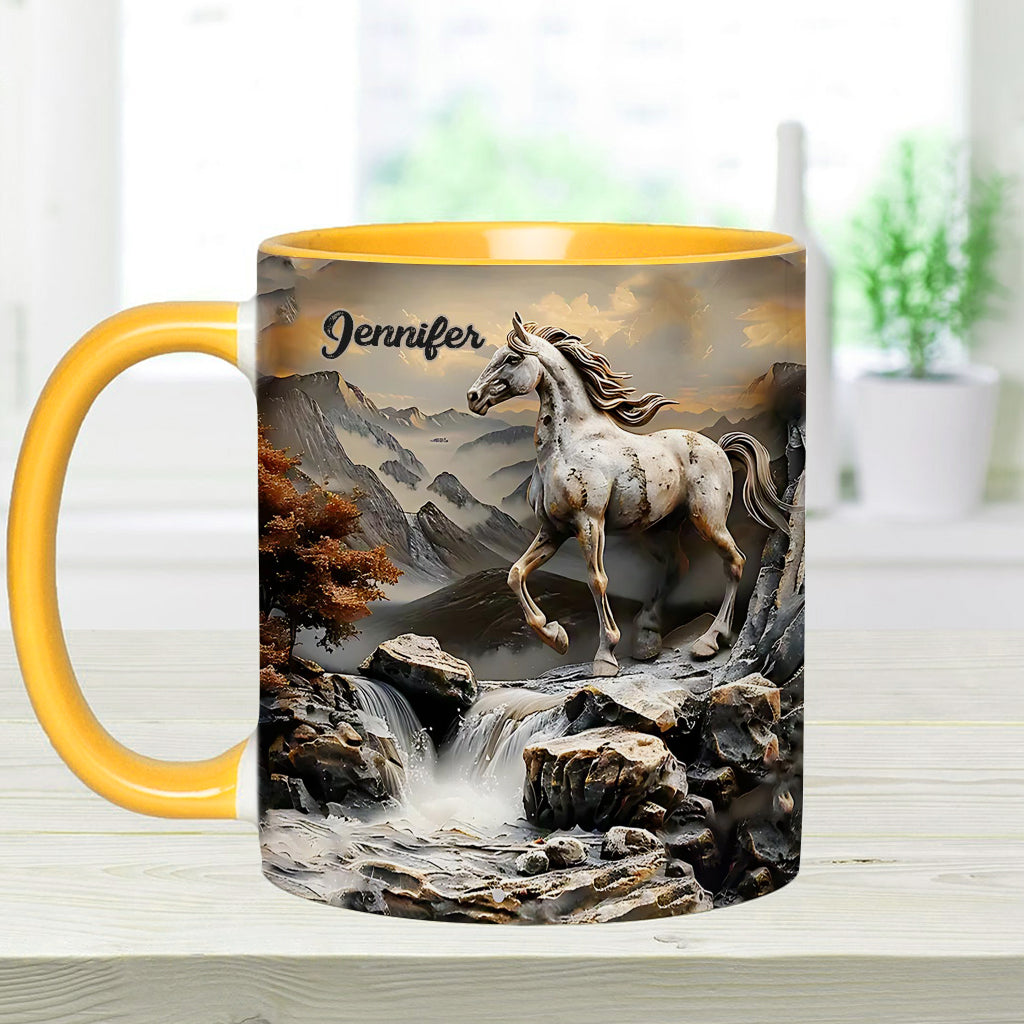 Wunderschönes Pferd – personalisierte Tasse mit Pferdemotiv