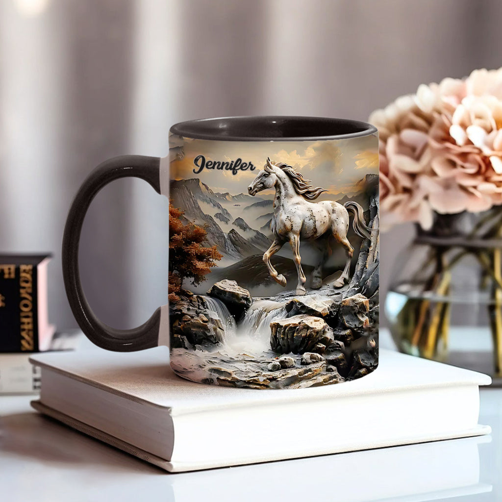 Wunderschönes Pferd – personalisierte Tasse mit Pferdemotiv