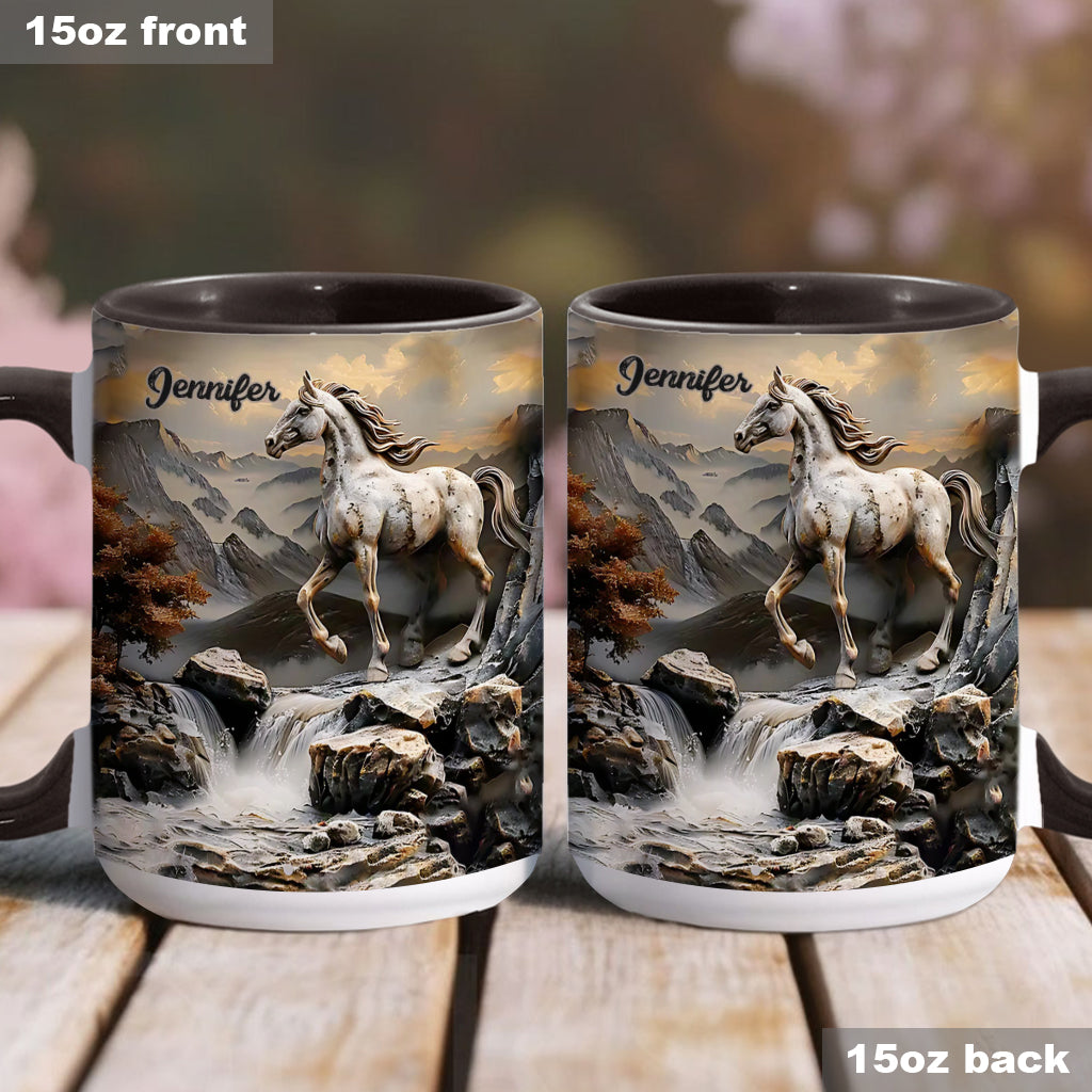 Wunderschönes Pferd – personalisierte Tasse mit Pferdemotiv