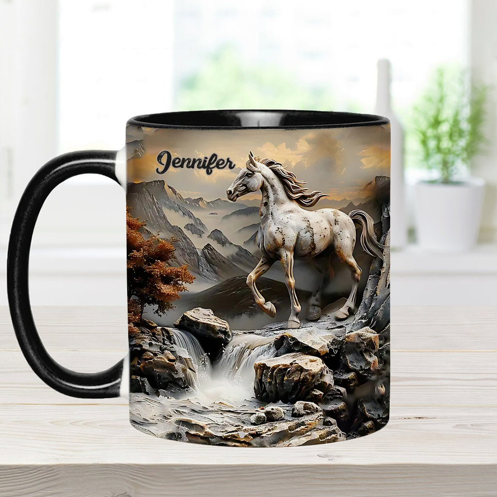 Wunderschönes Pferd – personalisierte Tasse mit Pferdemotiv