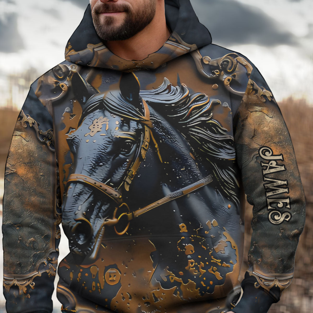 Beautiful Horse - Personalized Horse All Over Shirt