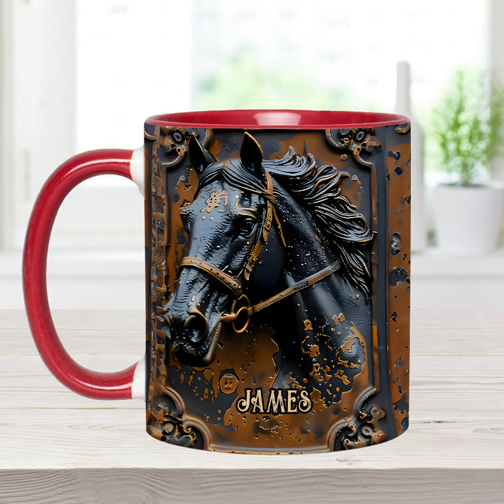 Beautiful Horse - Personalized Horse Accent Mug