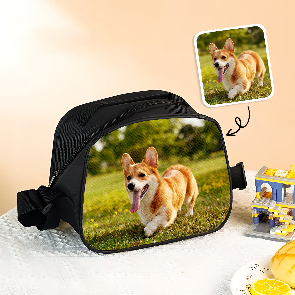 Foto-Lunchbox mit Aufdruck – das perfekte Geschenk für jeden Hunde- oder Katzenliebhaber – personalisierte Isoliertasche