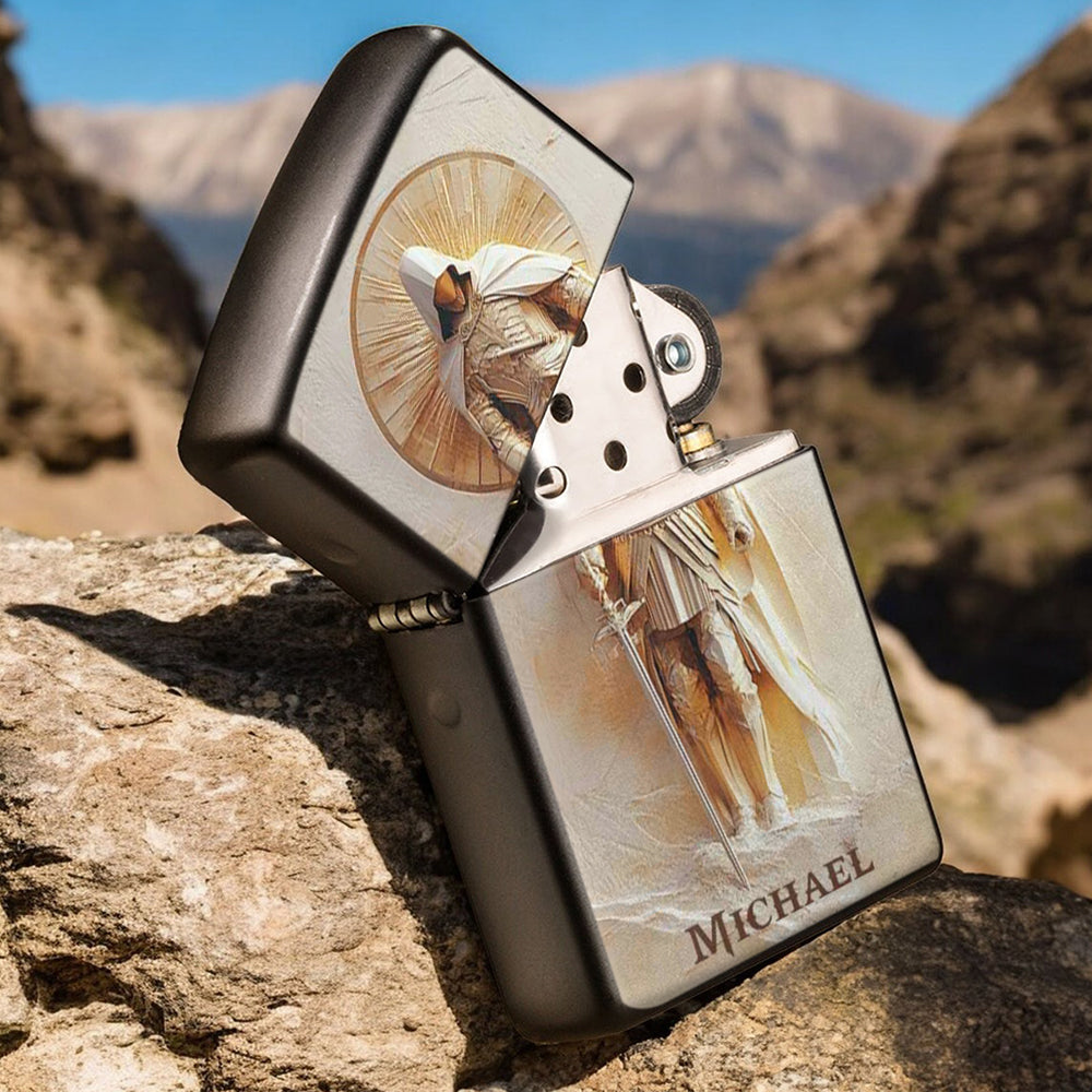 Der Herr ist mein Licht – Personalisiertes christliches Feuerzeug